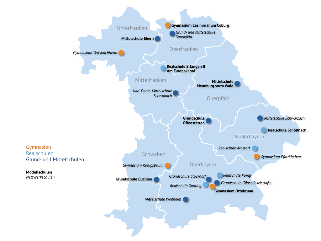 Modell- und Netzwerkschulen | Stiftung Bildungspakt Bayern Modell- und Netzwerkschulen | Stiftung Bildungspakt Bayern